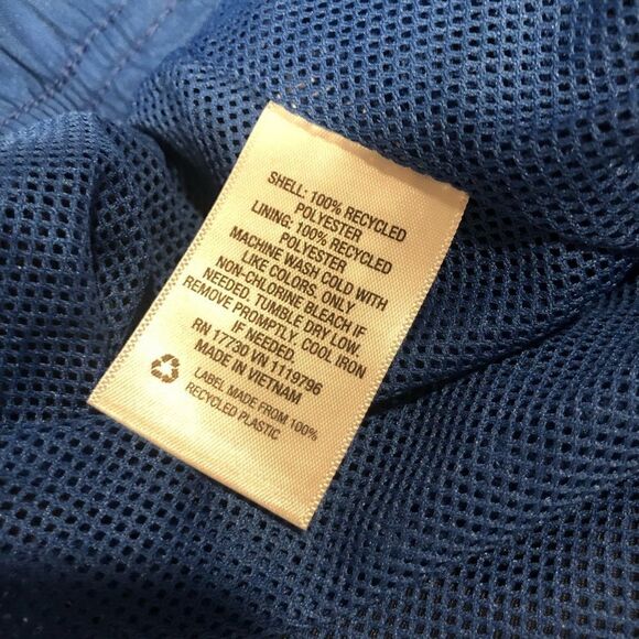 GOODFELLOW BATHING SUIT Shorts, Dark Blue Size M - Picture 4 of 5